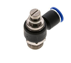 Coude de sortie de compteur pour silencieux Flow Control 12 mm - G1/2'' laiton/PA 66