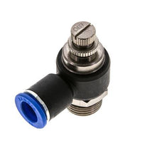 Coude de sortie de compteur pour silencieux Flow Control 12 mm - G1/2'' laiton/PA 66