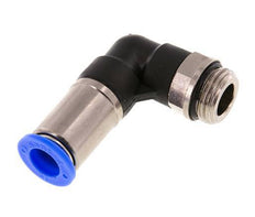 Push-In Fitting 12mm & G1/2'' Male Auto Shut-Off Elbow Brass/PBT 0-10bar (0-145psi)