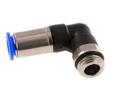 Push-In Fitting 12mm & G1/2'' Male Auto Shut-Off Elbow Brass/PBT 0-10bar (0-145psi)