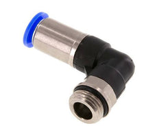 Push-In Fitting 12mm & G1/2'' Male Auto Shut-Off Elbow Brass/PBT 0-10bar (0-145psi)