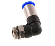 Push-In Fitting 12mm & G1/2'' Male Auto Shut-Off Elbow Brass/PBT 0-10bar (0-145psi)