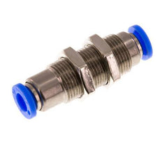 Raccord à Enfoncer 6mm Autobloquant en Laiton/PBT Cloison PBT 0-10bar (0-145psi)