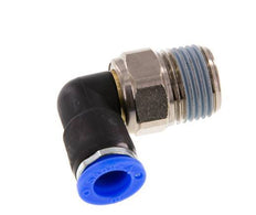 Coude 10mm & R1/2'' Joint pivotant Filets mâles à enfoncer Laiton nickele/PBT NBR Rotatif