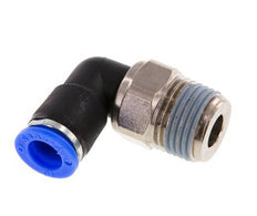 Coude 10mm & R1/2'' Joint pivotant Filets mâles à enfoncer Laiton nickele/PBT NBR Rotatif