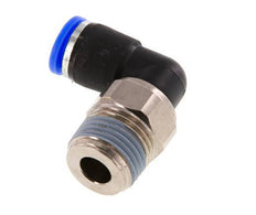 Coude 10mm & R1/2'' Joint pivotant Filets mâles à enfoncer Laiton nickele/PBT NBR Rotatif