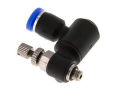 Silencieux Flow Control Meter-Out Rotatif 4 mm - M5 Brass/PA 66