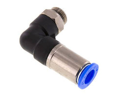 Push-In Fitting 12mm & G3/8'' Male Auto Shut-Off Elbow Brass/PBT 0-10bar (0-145psi)