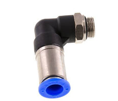 Push-In Fitting 12mm & G3/8'' Male Auto Shut-Off Elbow Brass/PBT 0-10bar (0-145psi)