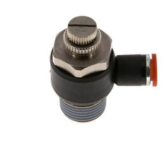 Flow Control Silencer Meter-In Elbow 8 mm - R1/2'' Brass/PA 66