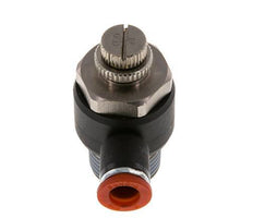 Flow Control Silencer Meter-In Elbow 8 mm - R1/2'' Brass/PA 66