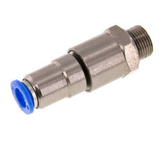 10mm & G3/8'' Quick Swivel Joint Push-In-Male Threads Nickel-Plated Brass/PBT NBR Rotatable