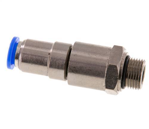 10mm & G3/8'' Quick Swivel Joint Push-In-Male Threads Laiton nickele/PBT NBR Rotatif