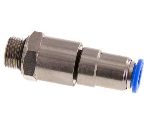 10mm & G3/8'' Quick Swivel Joint Push-In-Male Threads Laiton nickele/PBT NBR Rotatif