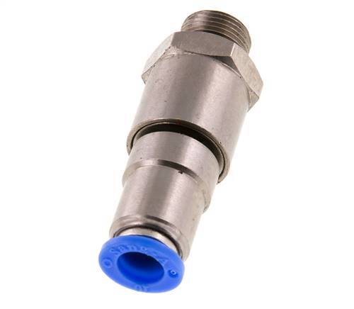 10mm & G3/8'' Quick Swivel Joint Push-In-Male Threads Laiton nickele/PBT NBR Rotatif