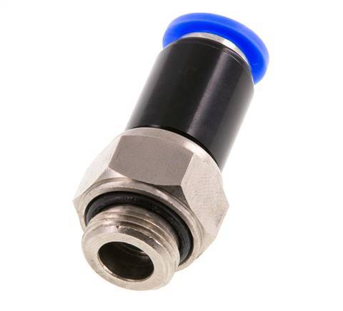 10mm & G3/8'' Joint Tournant Filetages mâles Push-In Laiton Nickele/PBT NBR Rotatif