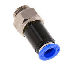 10mm & G3/8'' Joint Tournant Filetages mâles Push-In Laiton Nickele/PBT NBR Rotatif