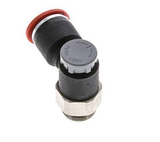 Flow Control Valve Meter-In Elbow 12 mm - G3/8'' Brass/PA 66 Locknut