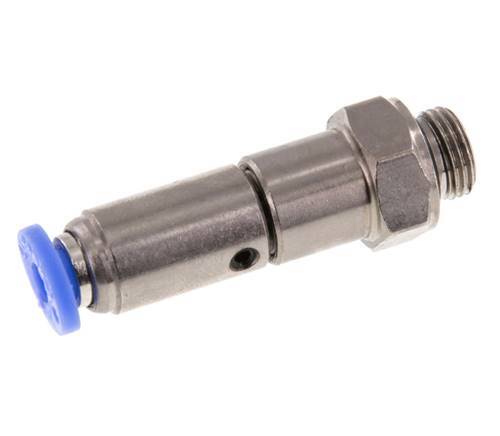 4mm & G1/8'' Quick Swivel Joint Push-In-Male Threads Laiton nickele/PBT NBR Rotatif