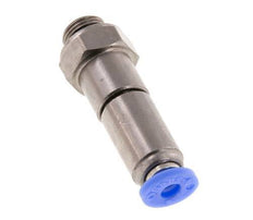 4mm & G1/8'' Quick Swivel Joint Push-In-Male Threads Laiton nickele/PBT NBR Rotatif