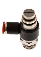 Flow Control Silencer Meter-In Elbow 8 mm - G3/8'' Brass/PA 66