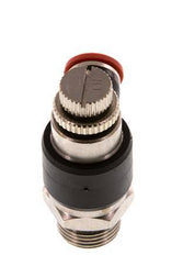 Coude d'entrée pour silencieux de contrôle de débit 8 mm - G3/8'' laiton/PA 66