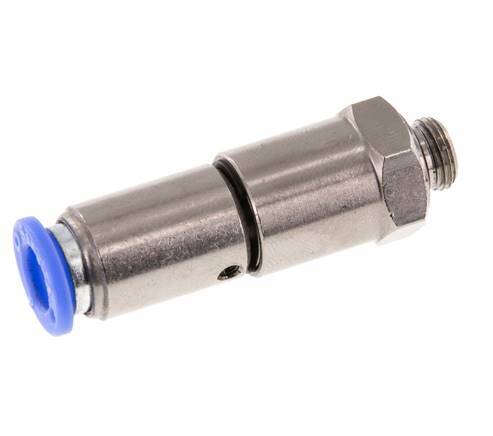 8mm & G1/8'' Quick Swivel Joint Push-In-Male Threads Laiton nickele/PBT NBR Rotatif
