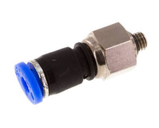 4mm & M5 Joint Tournant Filetages mâles Push-In Laiton Nickele/PBT NBR Rotatif
