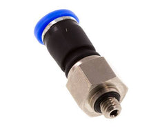 4mm & M5 Joint Tournant Filetages mâles Push-In Laiton Nickele/PBT NBR Rotatif