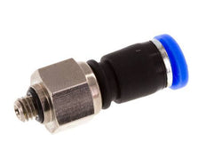 4mm & M5 Joint Tournant Filetages mâles Push-In Laiton Nickele/PBT NBR Rotatif