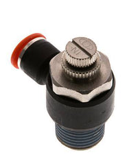Coude d'entrée pour silencieux de contrôle de débit 10 mm - R1/2'' laiton/PA 66