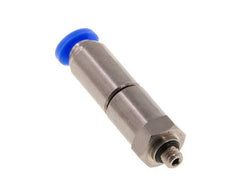 joint tournant rapide 4mm & M5 Filets mâles à enfoncer Laiton nickele/PBT NBR Rotatif