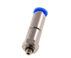joint tournant rapide 4mm & M5 Filets mâles à enfoncer Laiton nickele/PBT NBR Rotatif