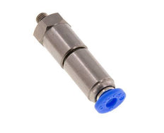 joint tournant rapide 4mm & M5 Filets mâles à enfoncer Laiton nickele/PBT NBR Rotatif