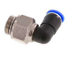 coude 8mm & G3/8'' Joint pivotant Filets mâles à enfoncer Laiton nickele/PBT NBR Rotatif