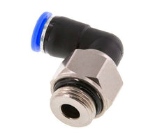 coude 8mm & G3/8'' Joint pivotant Filets mâles à enfoncer Laiton nickele/PBT NBR Rotatif