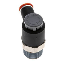 Vanne de régulation de débit Coude d'entrée 8 mm - R1/2'' Laiton/ Contre-écrou PA 66