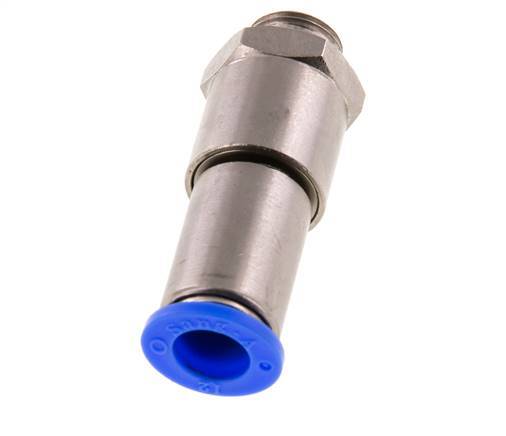 12mm & G3/8'' Quick Swivel Joint Push-In-Male Threads Laiton nickele/PBT NBR Rotatif