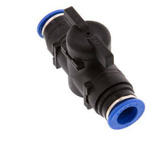 vanne à boule droite à 2 voies 12 mm Plastique/laiton