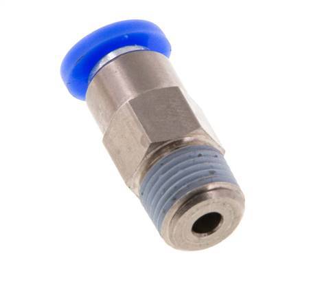 Push-In Check Valve 4mm & R1/8'' Male Brass/PBT 0.2-10bar (3-145psi) Hose-Thread