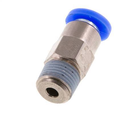 Push-In Check Valve 4mm & R1/8'' Male Brass/PBT 0.2-10bar (3-145psi) Hose-Thread