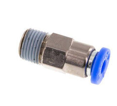 Push-In Check Valve 4mm & R1/8'' Male Brass/PBT 0.2-10bar (3-145psi) Hose-Thread