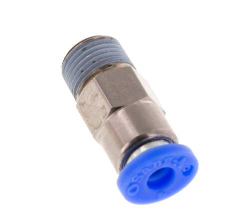 Push-In Check Valve 4mm & R1/8'' Male Brass/PBT 0.2-10bar (3-145psi) Hose-Thread
