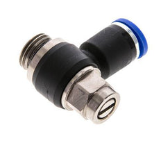 Coude de sortie de compteur pour silencieux 8 mm - G1/4'' Laiton/PA 66 Vis à fente