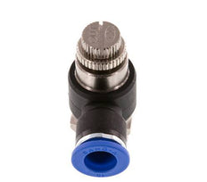 Coude de sortie du compteur du silencieux Flow Control 10 mm - G3/8'' laiton/PA 66