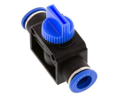 vanne manuelle d'arrêt à 3/2 voies 10 mm plastique/laiton