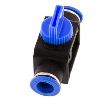vanne manuelle d'arrêt à 3/2 voies 10 mm plastique/laiton