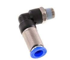 Raccord à Enfoncer 10mm & R1/4'' Mâle Coude Autobloquant en Laiton/PBT 0-10bar (0-145psi)