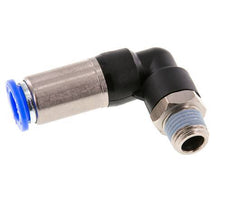 Raccord à Enfoncer 10mm & R1/4'' Mâle Coude Autobloquant en Laiton/PBT 0-10bar (0-145psi)