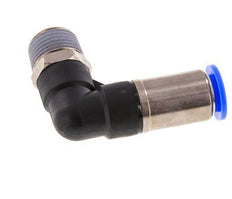 Push-In Fitting 12mm & R1/2'' Male Auto Shut-Off Elbow Brass/PBT 0-10bar (0-145psi)